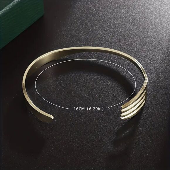 Little Mermaid Ariel Dinglehopper Foodie Gold Tone Fork Cuff Bracelet - Picture 3 of 3